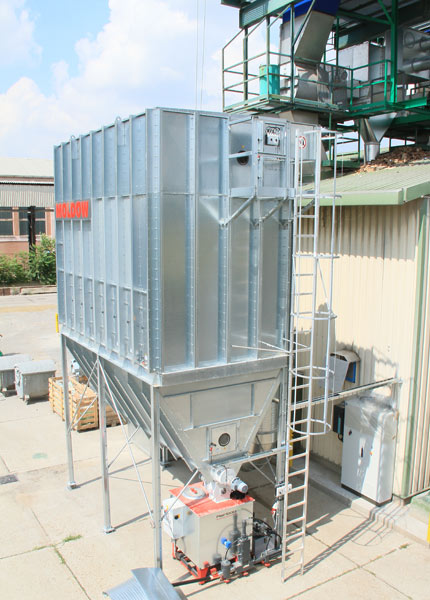 MHLS dust extraction system